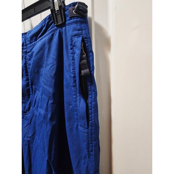 Gap Womens XS 27-28 Blue Snow Pants Windbreake Lined Adjustable Waist Pockets - Picture 2 of 9